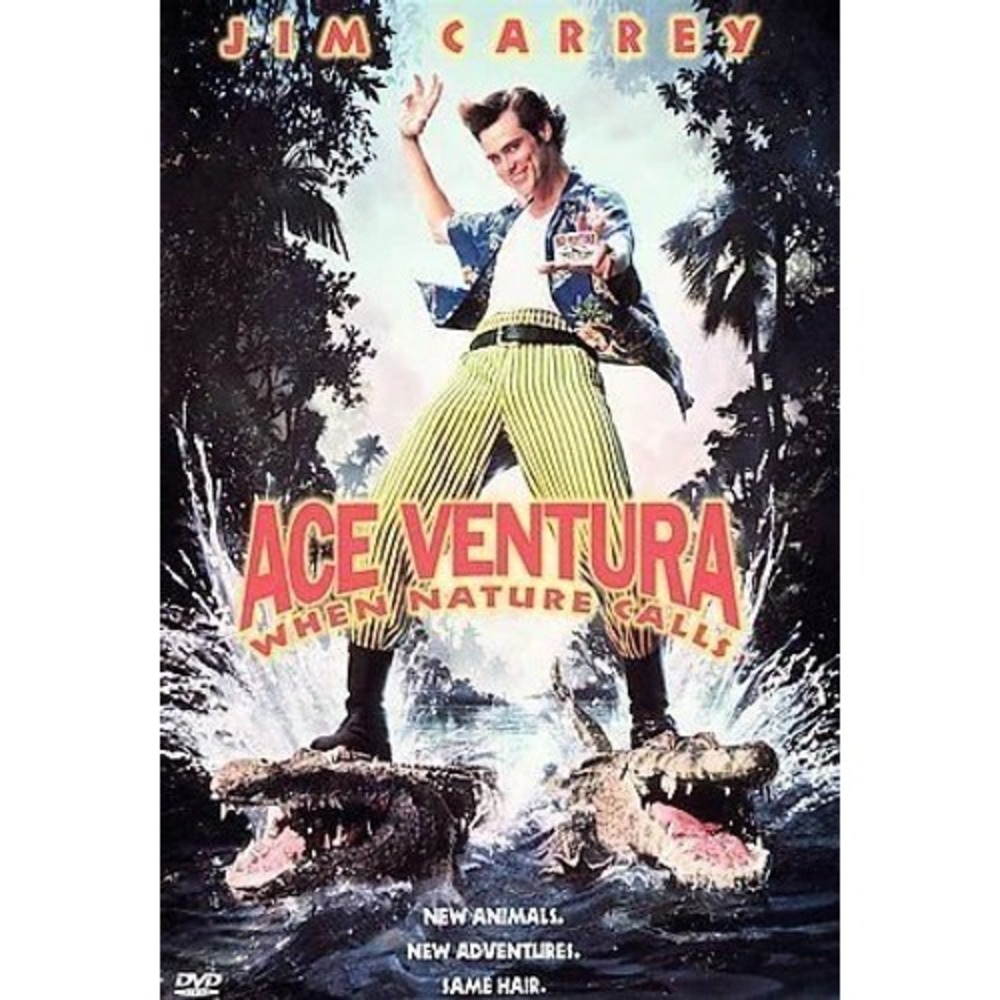 Ace Ventura When Nature Calls DVD Jim Carrey Comedy 1995 Warner Home Video PG-13